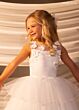 Rachel Allan RB9180 Round Neckline Lace-Up Back Flower Girl Dress