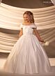 Rachel Allan RB9185 Foldover Off-The-Shoulder Flower Girl Dress