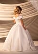 Rachel Allan RB9185 Foldover Off-The-Shoulder Flower Girl Dress