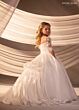 Rachel Allan RB9189 Square Neckline Long-Sleeves Flower Girl Dress