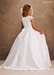 Rachel Allan RB9202 Back Bow Cap Sleeve Satin Dress