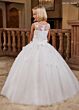 Rachel Allan RB9165 3D Flower and Butterfly Dress