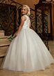 Rachel Allan RB9195 Sleeveless Applique Neck Dress
