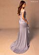 Rachel Allan RB8176 Off-The-Shoulder Neckline Ruffle High Slit Dress