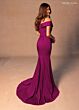 Rachel Allan RB8178 Fitted Bodice Off The Shoulder Dress