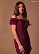 Rachel Allan RB8180 Off-The-Shoulder Pleated Bodice Dress