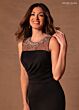Rachel Allan RB8189 Soft Ruched Bodice Figure-Hugging Dress