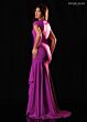 Rachel Allan RB8228 Cap Sleeve High Neck Dress