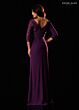 Rachel Allan RB8232 V-Neck Three Quarter Sleeve Dress