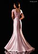 Rachel Allan RB8233 Cap Sleeve Illusion Neck Mermaid Dress