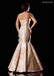 Rachel Allan RB8236 Sheer Neck Keyhole Back Dress