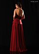 Rachel Allan RB8237 Asymmetric Neck Peplum A-Line Dress