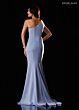 Rachel Allan RB8238 Asymmetric Neck Shoulder Bow Dress