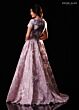 Rachel Allan RB8242 Floral A-Line Wing Collar Dress