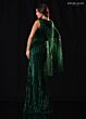Rachel Allan RB8250 Cape Sleeve Scoop Neck Sequined Dress
