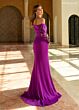 Rachel Allan RB8213 Long Sleeve Off The Shoulder Dress