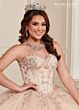 Rachel Allan RQ1120 Detached Sleeves Corset Top Quinceanera Dress