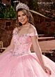 Rachel Allan RQ1121 Basque Waist Off The Shoulder Quinceanera Dress