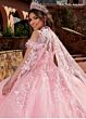 Rachel Allan RQ1121 Basque Waist Off The Shoulder Quinceanera Dress
