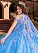 Rachel Allan RQ1121 Basque Waist Off The Shoulder Quinceanera Dress