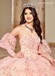 Rachel Allan RQ1123 Detachable Sleeve Embroidered Quinceanera Dress