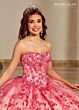 Rachel Allan RQ1123 Detachable Sleeve Embroidered Quinceanera Dress