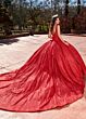 Rachel Allan RQ1127 Royal Train V-Neck Quinceanera Gown