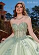 Rachel Allan RQ2171 Bow Back Detachable Sleeve Quinceanera Gown