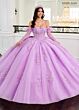 Rachel Allan RQ2171 Bow Back Detachable Sleeve Quinceanera Gown