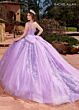 Rachel Allan RQ2172 Spaghetti Straps Scoop Neck Quinceanera Gown