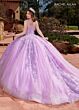 Rachel Allan RQ2172 Spaghetti Straps Scoop Neck Quinceanera Gown