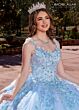 Rachel Allan RQ2172 Spaghetti Straps Scoop Neck Quinceanera Gown