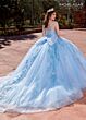 Rachel Allan RQ2172 Spaghetti Straps Scoop Neck Quinceanera Gown