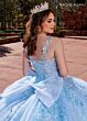 Rachel Allan RQ2172 Spaghetti Straps Scoop Neck Quinceanera Gown