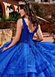 Rachel Allan RQ2173 Tiered Skirt Detachable Sleeve Quinceanera Gown