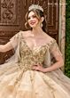 Rachel Allan RQ2173 Tiered Skirt Detachable Sleeve Quinceanera Gown