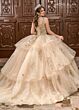Rachel Allan RQ2173 Tiered Skirt Detachable Sleeve Quinceanera Gown