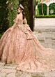 Rachel Allan RQ2176 Detachable Train Strapless Quinceanera Gown