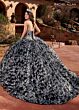 Rachel Allan RQ2176 Detachable Train Strapless Quinceanera Gown