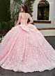 Rachel Allan RQ3112 3D Butterfly Spaghetti Straps Quince Dress