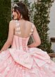 Rachel Allan RQ3112 3D Butterfly Spaghetti Straps Quince Dress