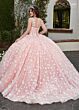 Rachel Allan RQ3112 3D Butterfly Spaghetti Straps Quince Dress