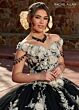 Rachel Allan RQ3117 Floral Appliques Off The Shoulder Quince Dress