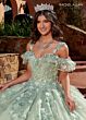 Rachel Allan RQ3120 Ruffle Skirt Off The Shoulder Quince Gown