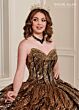 Rachel Allan RQ3121 Ombre Sequin Strapless Sweetheart Quince Gown