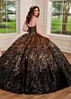 Rachel Allan RQ3121 Ombre Sequin Strapless Sweetheart Quince Gown