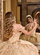 Rachel Allan RQ1141 Off-The-Shoulder Front Bow Quinceanera Dress