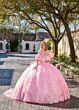 Rachel Allan RQ1142 Sweetheart Neck Puff Sleeve Quinceanera Gown