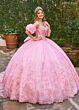 Rachel Allan RQ1142 Sweetheart Neck Puff Sleeve Quinceanera Gown