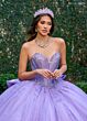 Rachel Allan RQ1142 Sweetheart Neck Puff Sleeve Quinceanera Gown